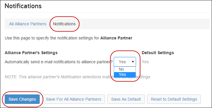 Notifications