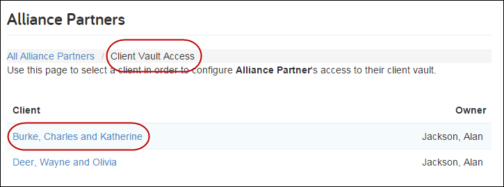 Vault Access