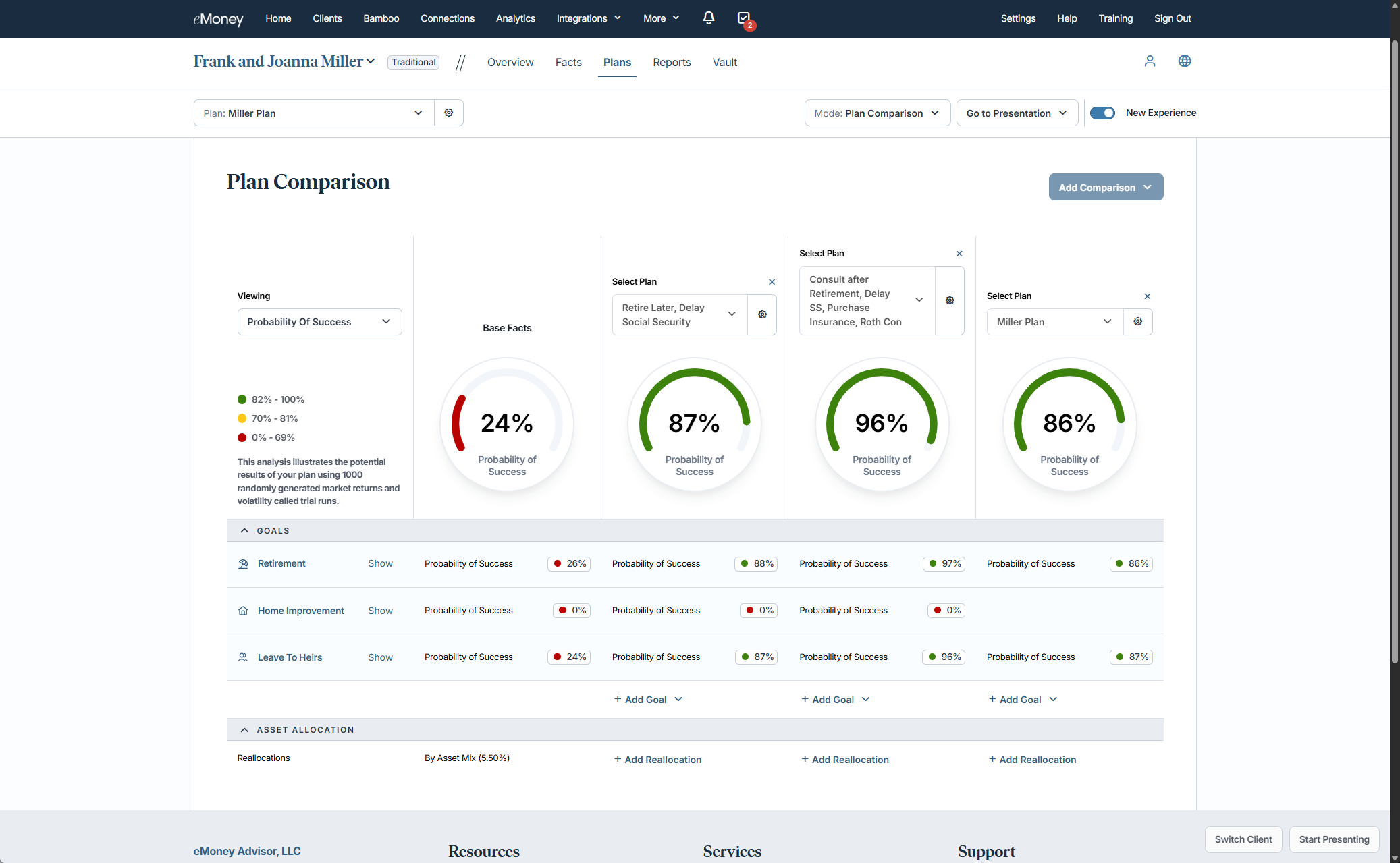 Plan Comparison - 3 Plans